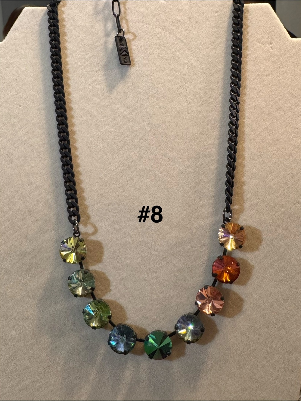 TOVA Mini Sofia Necklace in Smutt Watermelon